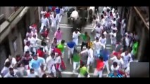 San Fermín 2017 Cuarto encierro Pamplona NAVARRA A CAMARA LENTA QUE BONITO Y ESPECTACULAR.