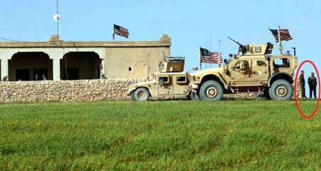 Münbiç'ten Skandal Görüntüler! ABD askerleri, YPG'lilerle Birlikte Keşif Yaptı