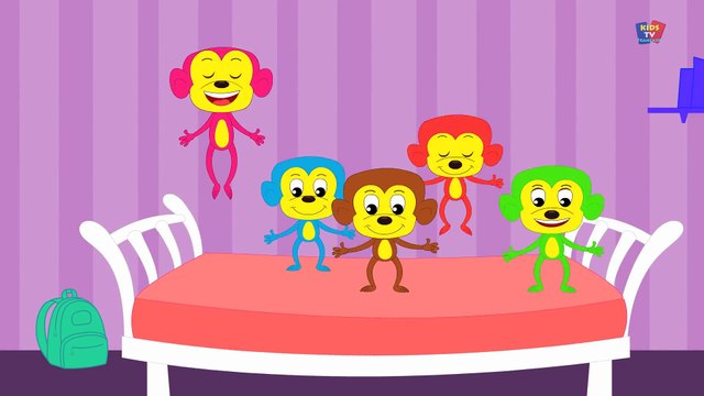 Cinq petits singes - Five Little Monkeys