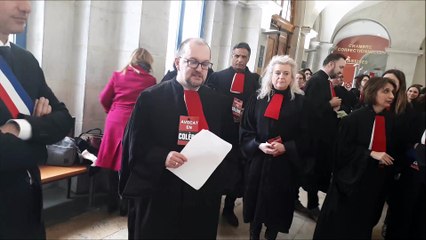 Manifestation des avocats à Valence