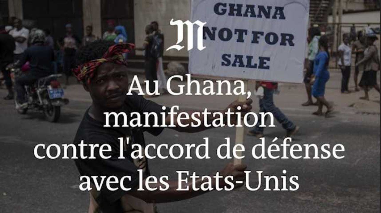 Au Ghana, manifestation contre l'accord de défense avec les Etats-Unis