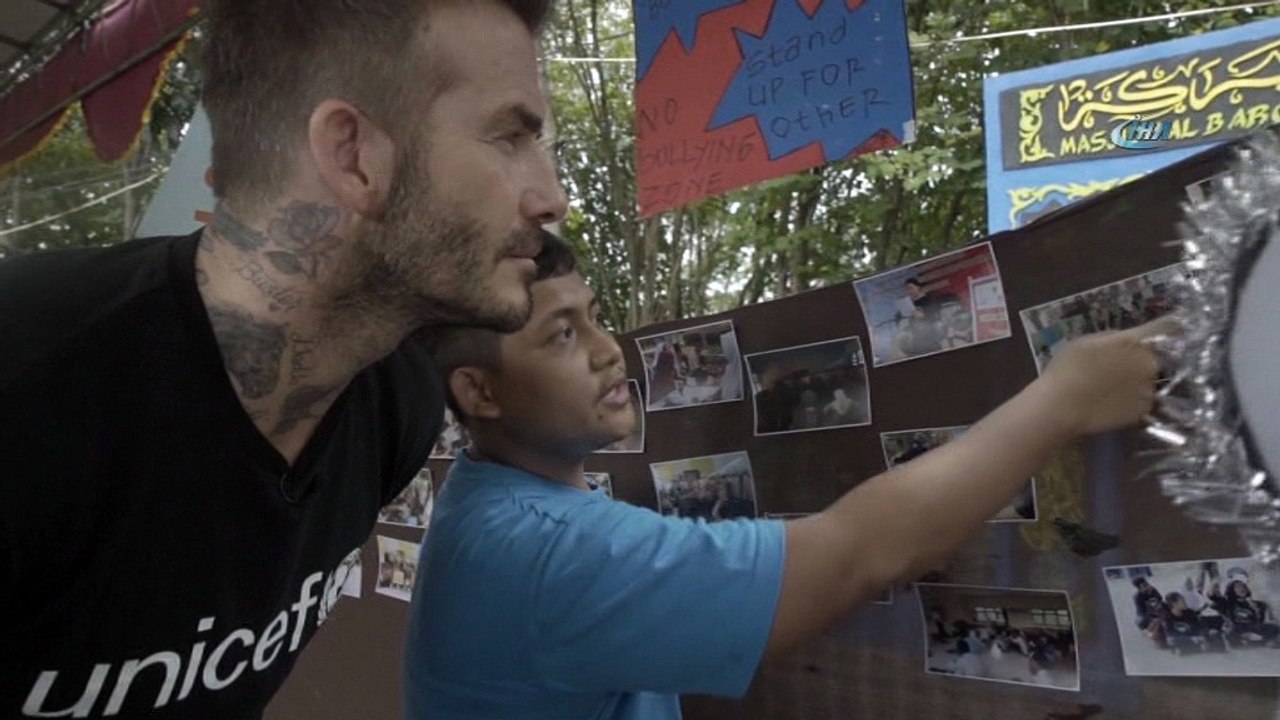 - UNICEF İyi Niyet Elçisi David Beckham Endonezya’da