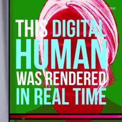 Digital woman created with real-time motion-capture technology