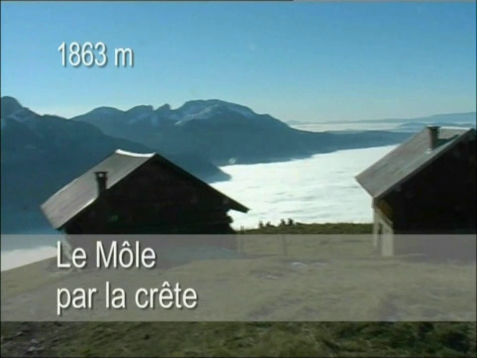 Le Môle par la crête