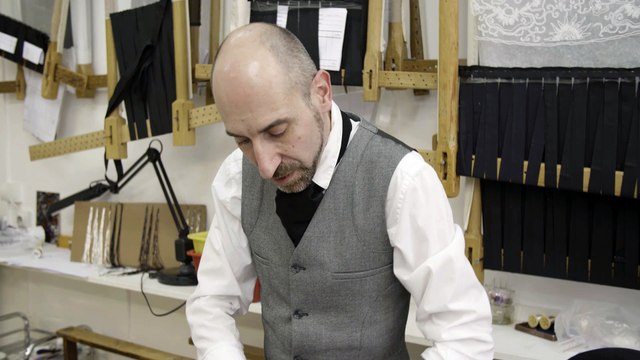 Dior - La robe plissée du défilé haute couture printemps-été 2018 à Shanghai