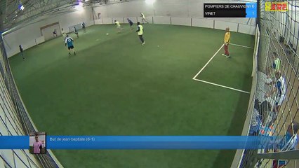 But de jean-baptiste (6-1) - POMPIERS DE CHAUVIGNY Vs VINET - 29/03/18 20:00 - LIGUE 2
