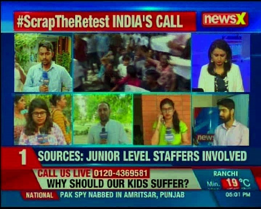 CBSE paper leak Protest erupts across nation; 6 students detained from Chatra, Jharkhand