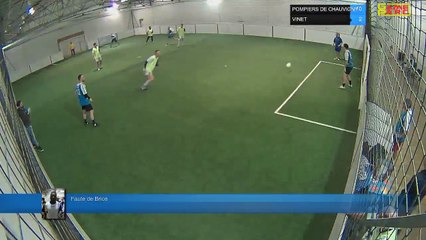 Faute de Brice - POMPIERS DE CHAUVIGNY Vs VINET - 29/03/18 20:00 - LIGUE 2 - Poitiers Game Parc