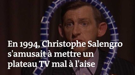 En janvier 1994, Christophe Salengro s’amusait à mettre un plateau télé mal à l’aise