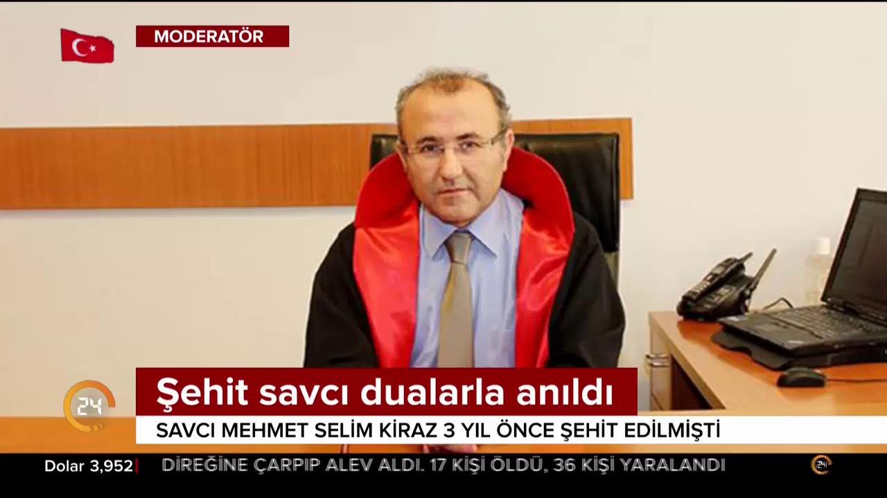 Şehit Savcı Mehmet Selim Kiraz şehadete yürüşünün 3. yılında anıldı