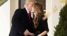 Trump'tan Adının Yasak Aşk İddialarına Karıştığı İletişim Direktörüne Veda Öpücüğü