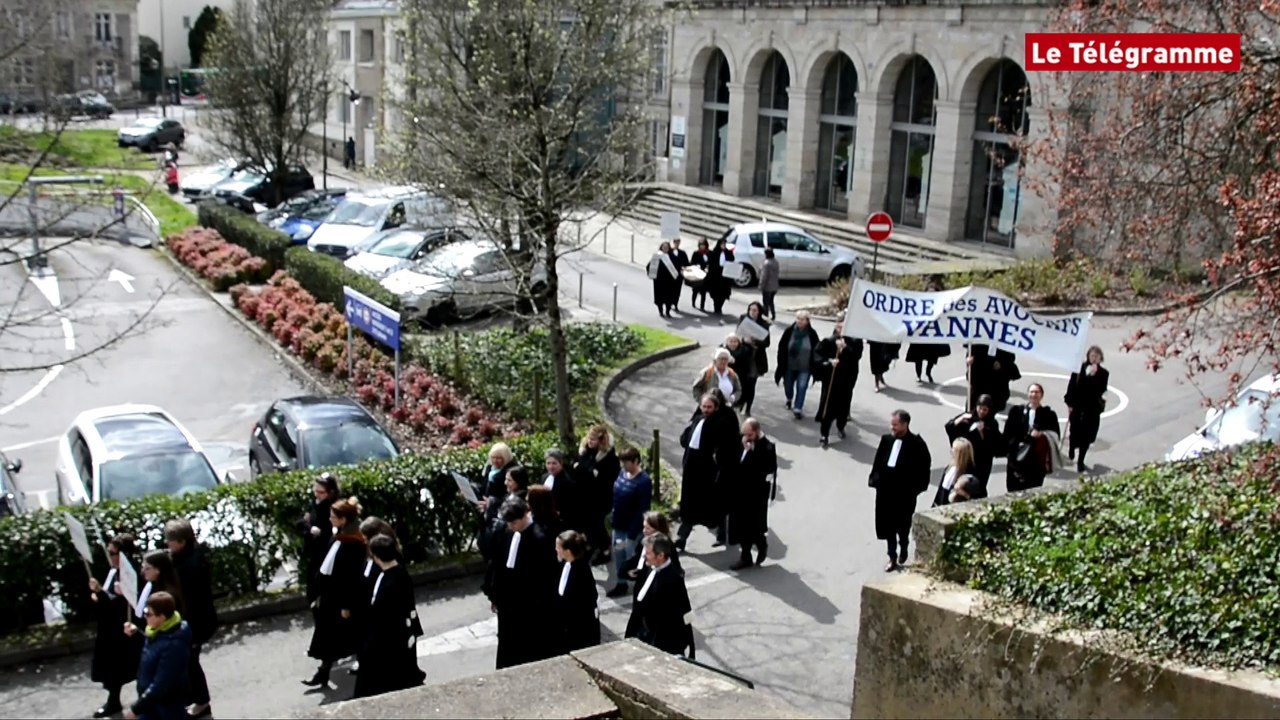 Vannes. Réforme judiciaire : les personnels marchent jusqu'à la préfecture