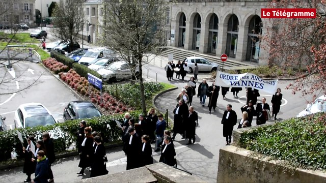Vannes. Réforme judiciaire : les personnels marchent jusqu'à la préfecture
