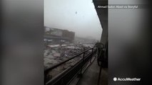 Powerful winds spread dust throughout Baghdad