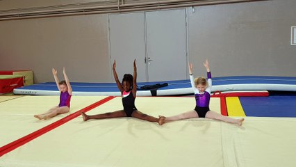 Préparation compétition Poussines 3 - Léana, Marie, Naomi