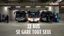 Le bus de la RATP se gare tout seul