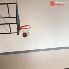 Off the wall Cool basketball Shot