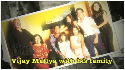 vijay mallya family with wife,Ex-wife and son 2018