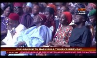 FULL BUHARI SPEECH IN LAGOS 29.03.2018 AT THE 10TH BOLA TINUBU COLLOQUIUM