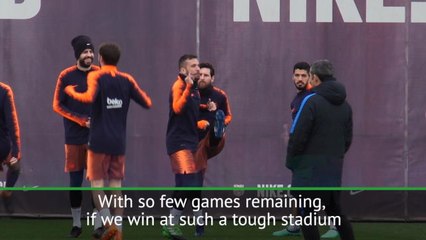 Descargar video: No distractions for Valverde ahead of Sevilla clash