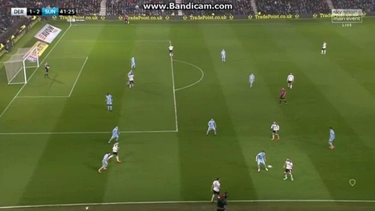 Vydra goal *// Derby County  1-2  Sunderland