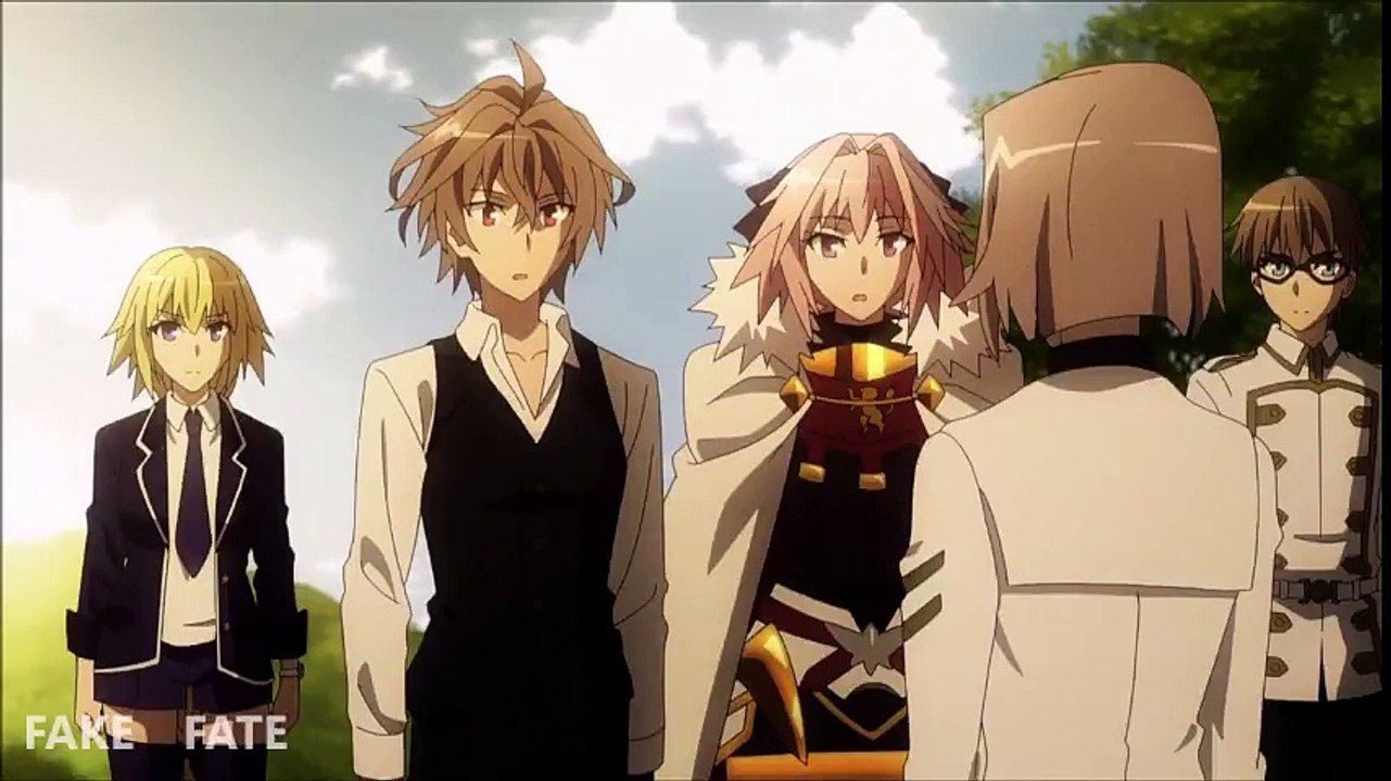 Fate Apocrypha 20　 「ジーク、その名の通りお前のもとに勝利があらんことを」