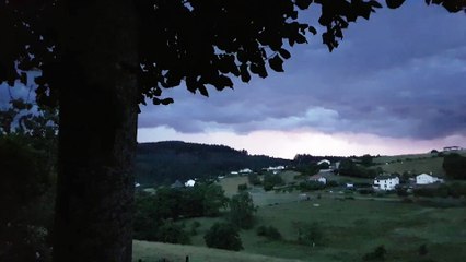 Orage, pluie, vent