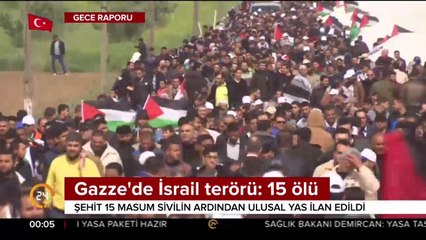 Gazze'de İsrail terörü