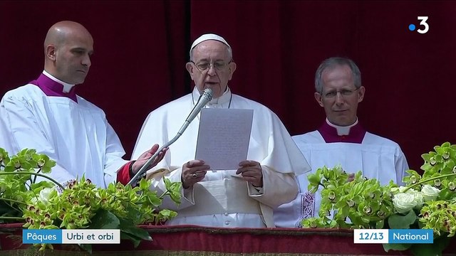 Pâques : le pape prononce une bénédiction urbi et orbi sous le signe de la fraternité