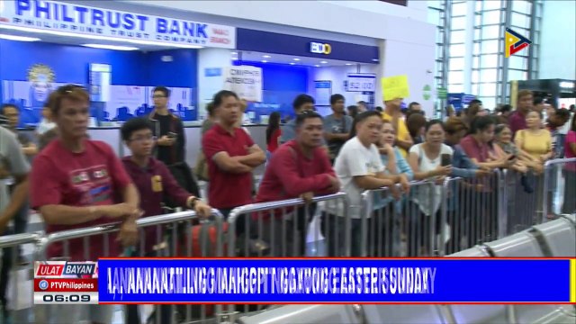 Seguridad sa NAIA, nananatiling mahigpit ngayong Easter Sunday