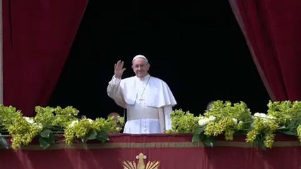 Ferenc pápa a szíriai háború befejezését sürgette húsvéti üzenetében