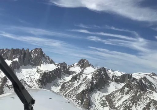 NOAA Pilots Assess Flood Potential During Flight Over Snowy Sierra Nevadas