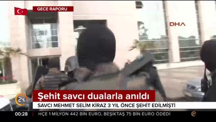 Şehit savcı dualarla anıldı