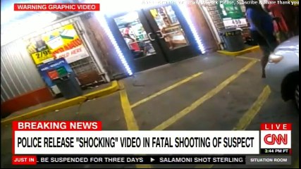 BREAKING NEWS, BREAKING NEWS, BREAKING NEWS: Police release "Shocking" video in Fatal Shooting of Suspect.  #Breaking #News #CNN #Louisiana #USA #Blackman #BlacklivesMatter