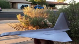 Paper Airplane Concorde test flight