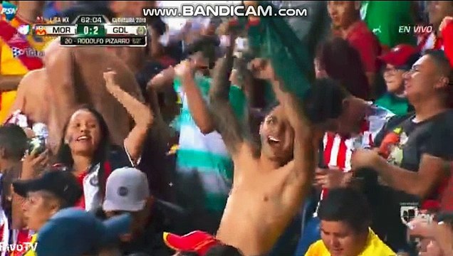 Rodolfo Pizarro Second Goal ~ Monarcas Morelia vs Guadalajara Chivas 0-2