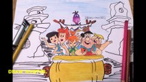 How to draw The FlintStones // Como Dibujar a Los Picapiedra