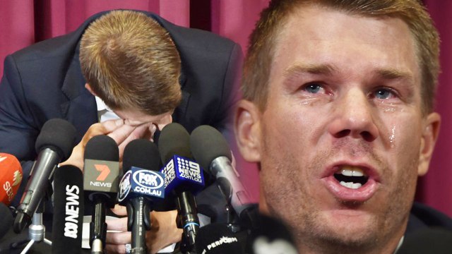 David Warner breaks down while apologising for ball tampering | Oneindia News