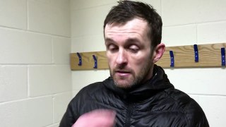 Nathan Jones on the defeat to Colchester United