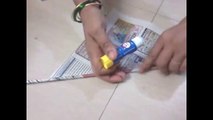 DIY_ How to make news paper rolls for crafts making _ news paper crafts