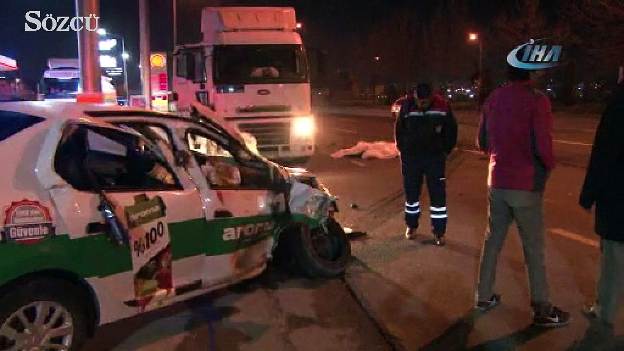 Lastik değiştirirken canından oldu