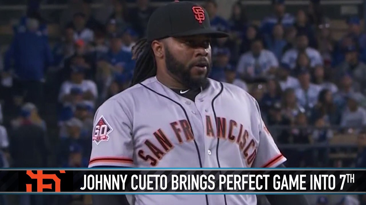 Cueto Takes Perfect Game Into 7th Inning