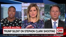 Symone Sanders torches Trump's silence on cops sh00ting unarmed black men