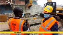 Two die as police building collapses in Nigeria's megacity Lagos