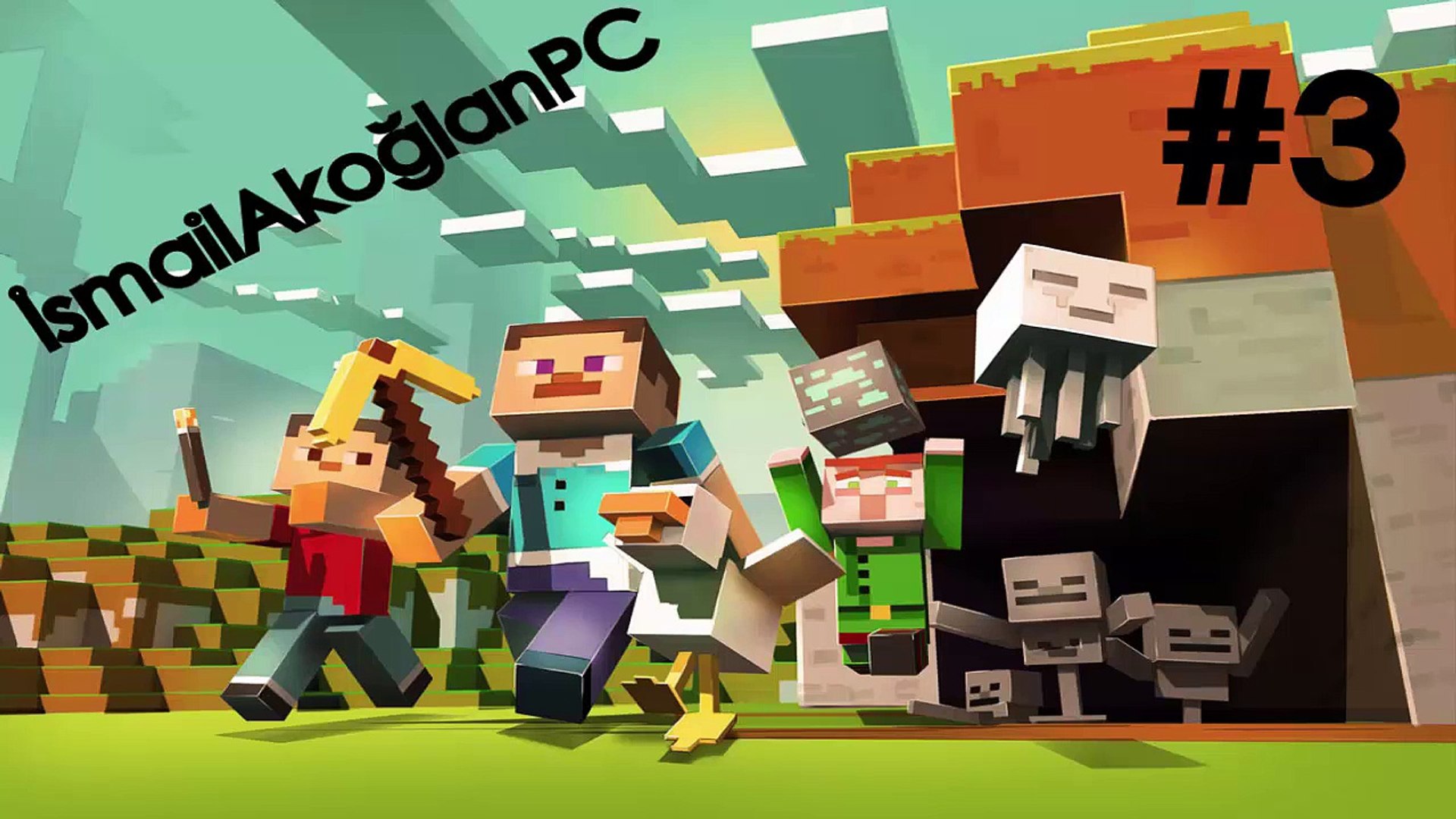 Minecraft SURVİVAL 3 (DEMİR BULDUM)