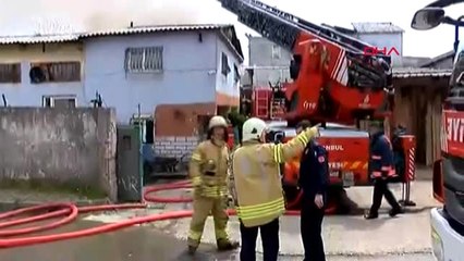 Ataşehir'de Fabrika Yangını-1