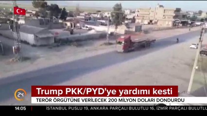 Trump, PKK/PYD'ye yardımı kesti