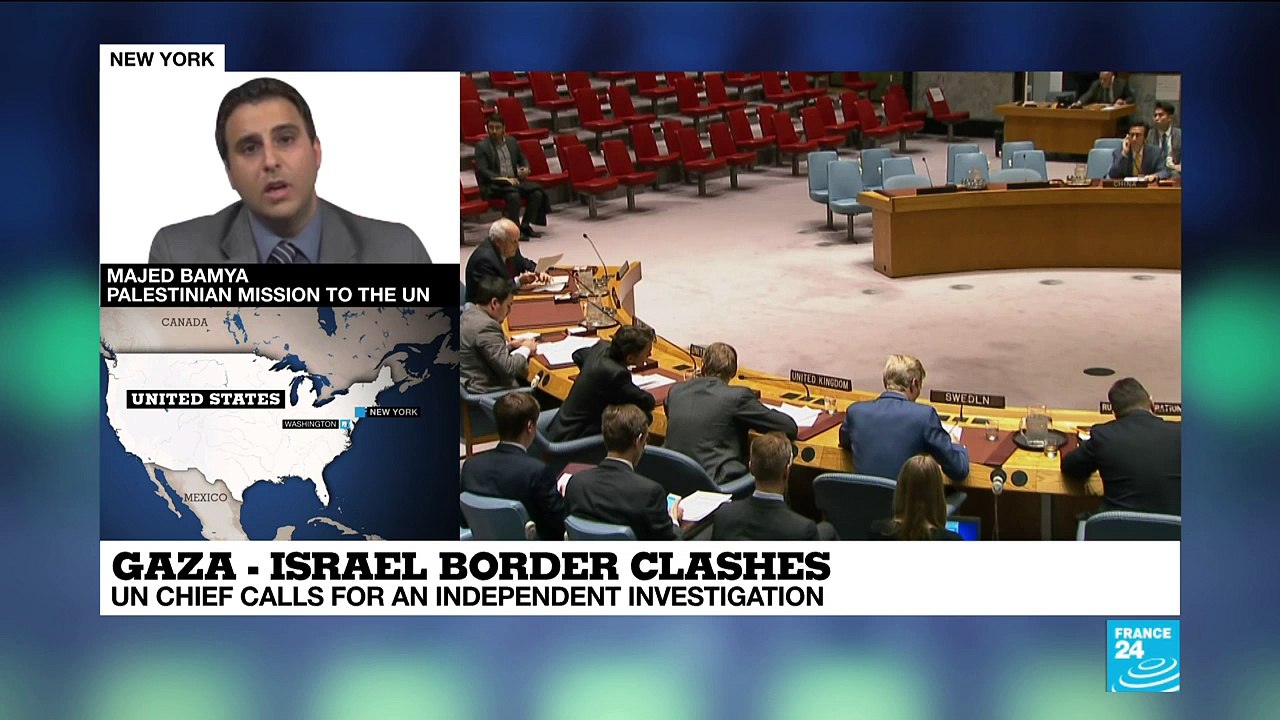 Majed Bamya from Palestinian mission to UN