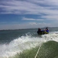 Holiday of a lifetime....lol... out at sea...wait for it