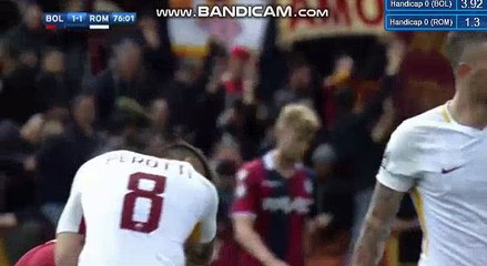 Edin Dzeko Goal - Bologna 1-1 AS Roma 31.03.2018
